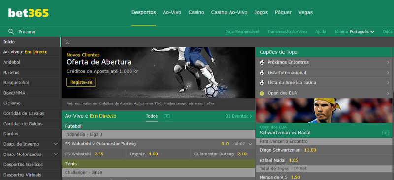 Bet365 Futebol • Como apostar em futebol na Bet365