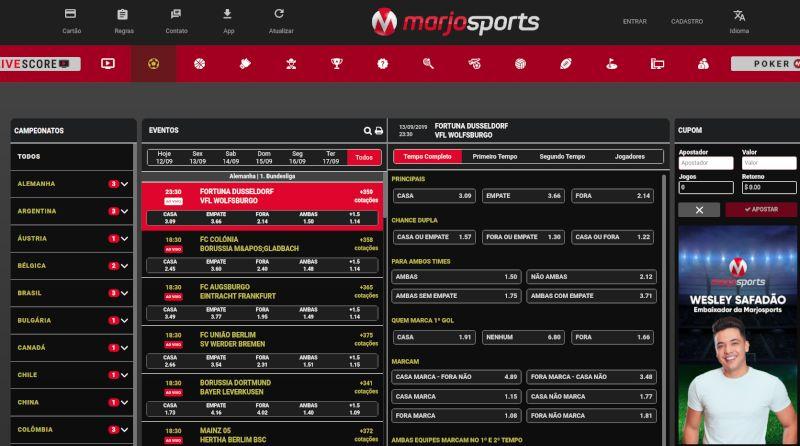 Merjosports home page