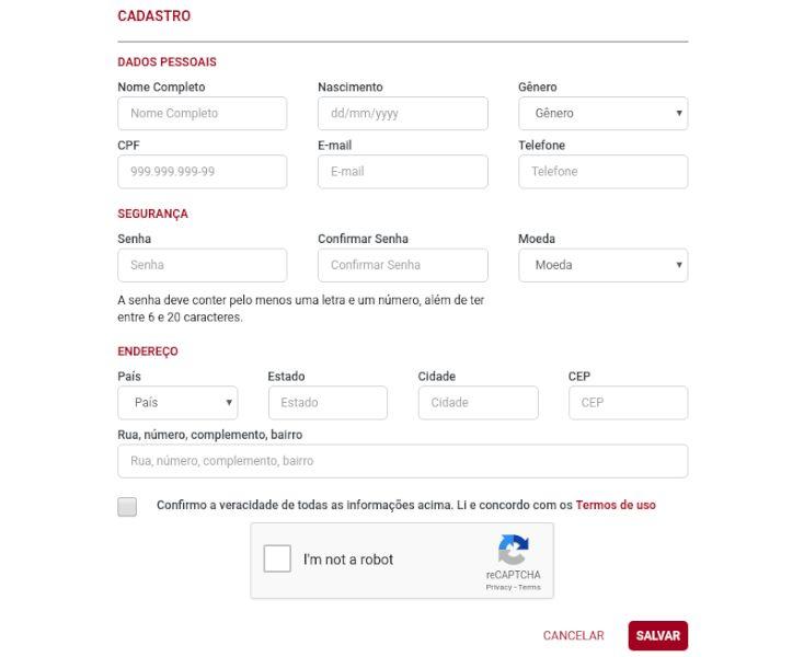 Como se registrar e Abrir uma Conta na Marjo Sports?