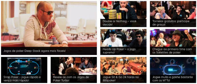 888Poker tipos de torneio