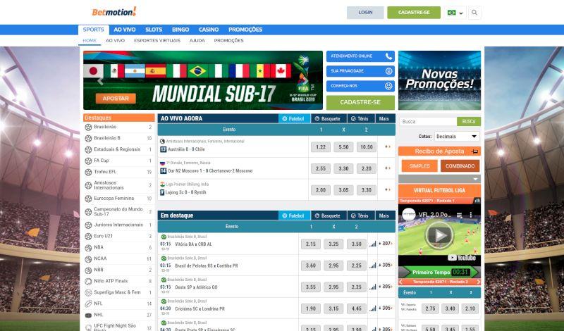 betmotion tem pagamento antecipado