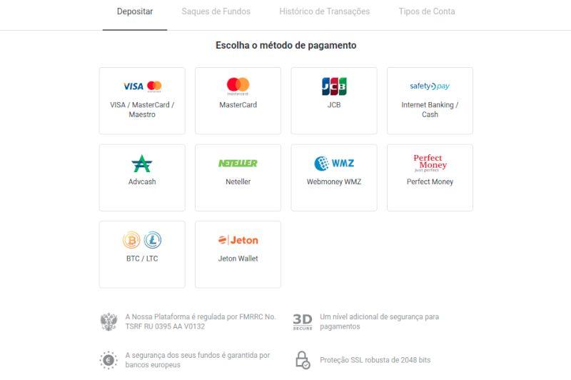 Como sacar dinheiro e Fazer um Depósito no Binomo