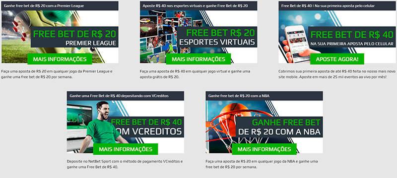 Outras Ofertas do Netbet