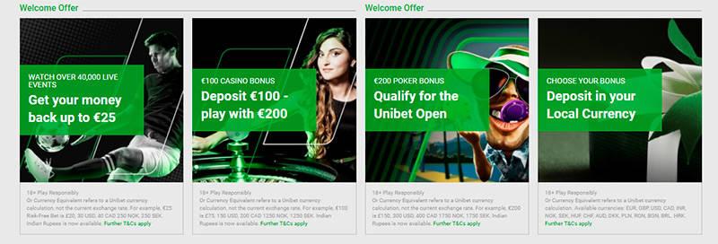 Unibet bonus